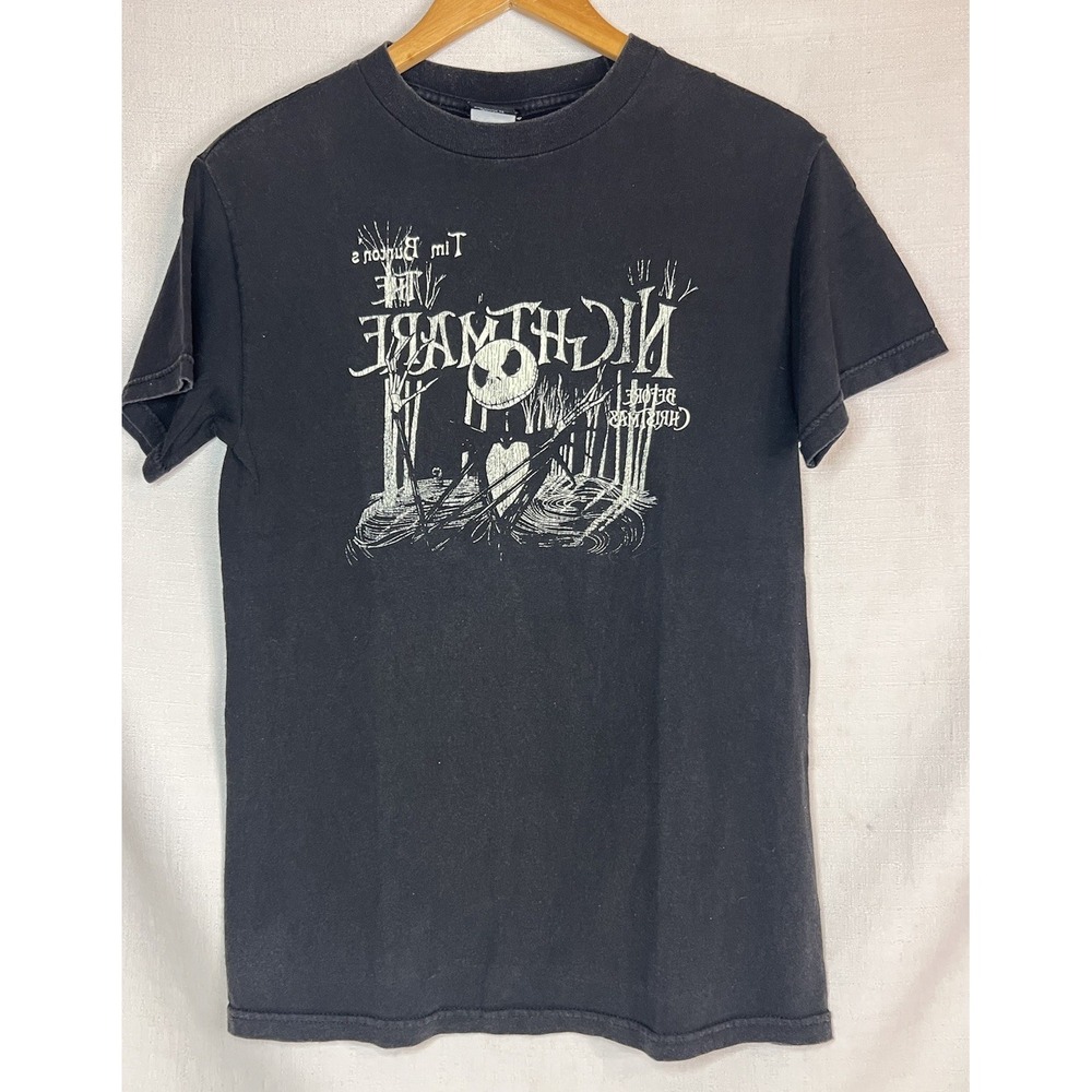 Vtg Movie Shirt Nightmare Before Christmas Giant Merch S? Mirror Image Reverse